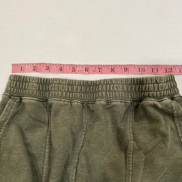 Rae Mode Olive Wide Leg Sweatpants Women’s Size M Cotton Blend Lounge Pants - Picture 6 of 8